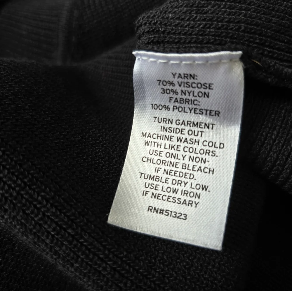 Parker Deep Black Cargo Pocket Sweater Small